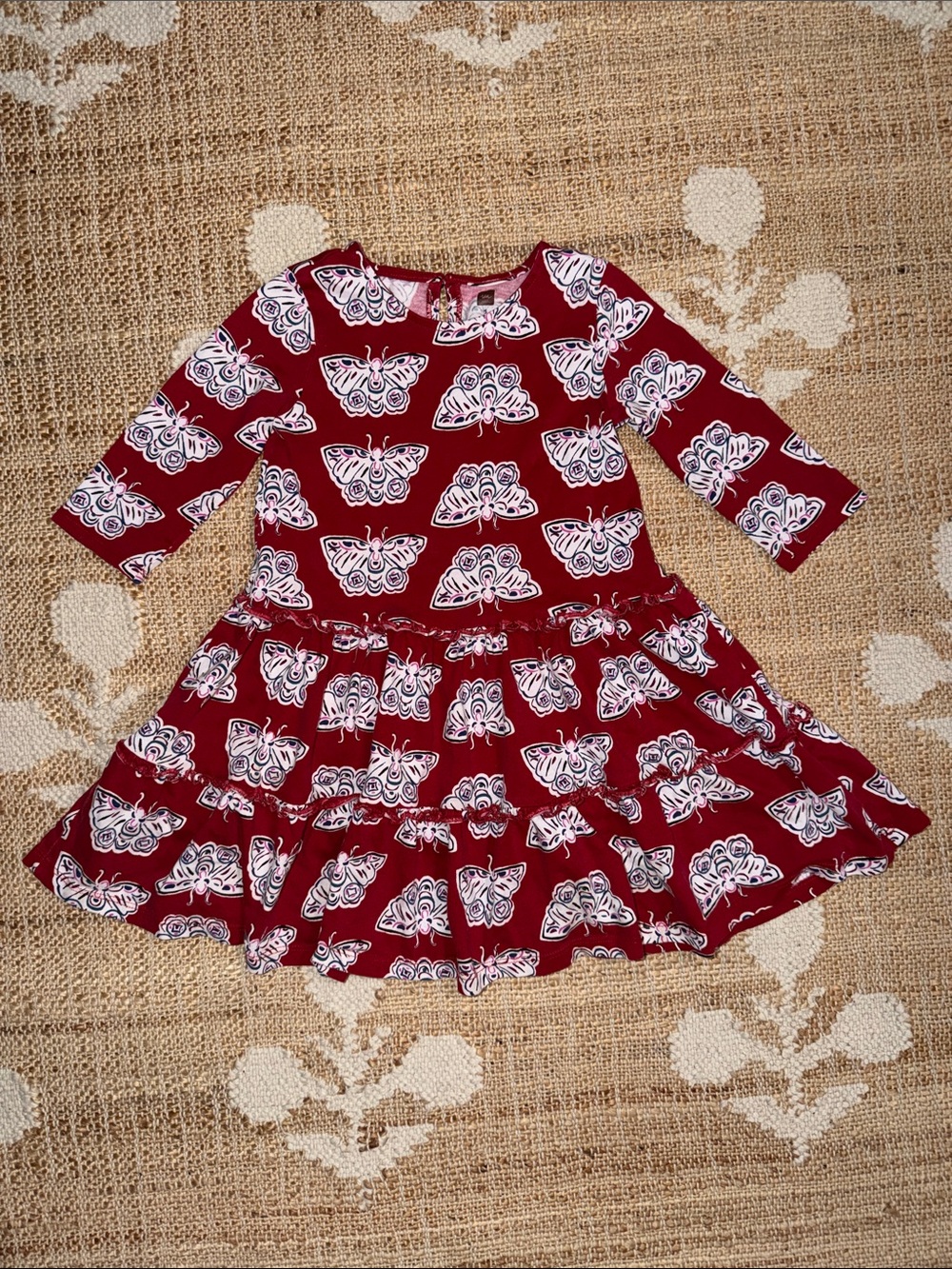 Tea Collection Twirl Dress Tiered Butterfly Outfit 5